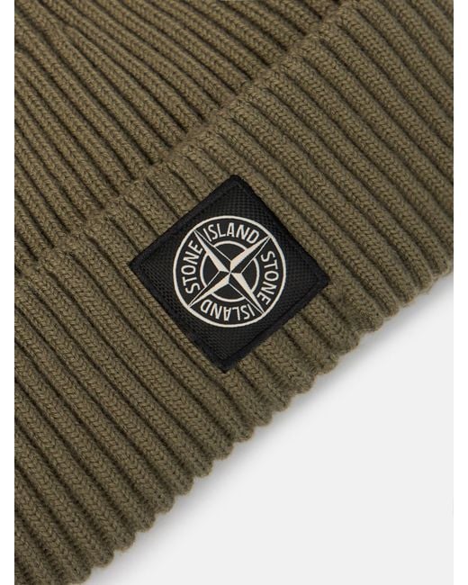 Stone Island Green N100002 Full Rib Rws Wool for men