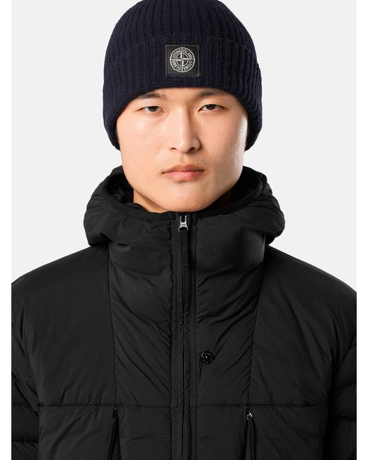 Stone Island Black 4100107 Seamless Tunnel Nylon Down-Tc for men