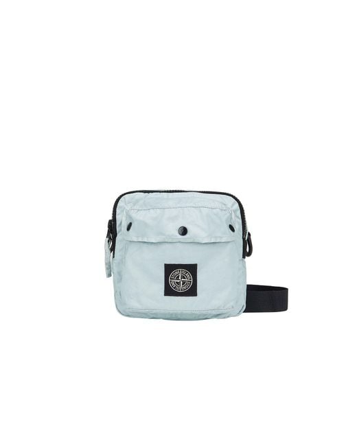 Stone Island Bum Bag Cotton in Blue for Men | Lyst UK