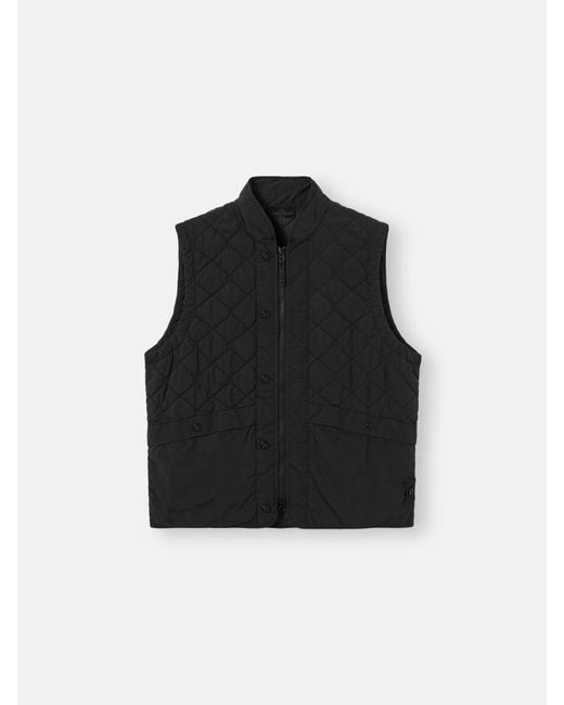 Stone Island Black G100007 Nylon Smerigliato S. I. Ghost for men