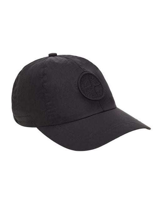 Stone Island Black Cap Polyamide for men