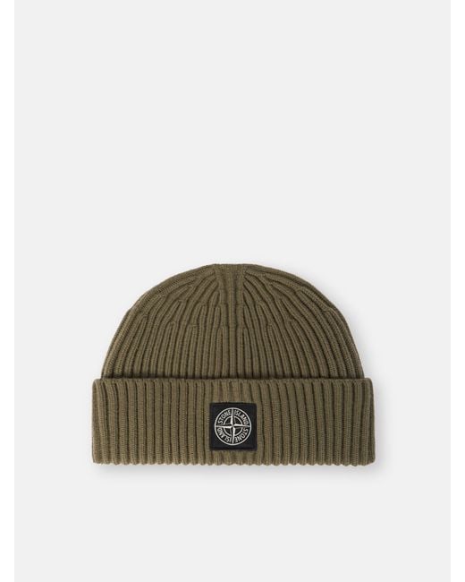 Stone Island Green N100002 Full Rib Rws Wool for men