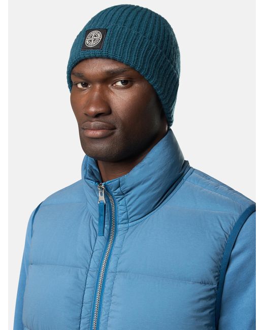 N100012 Light Rws Geelong Wool Stone Island de hombre de color Blue
