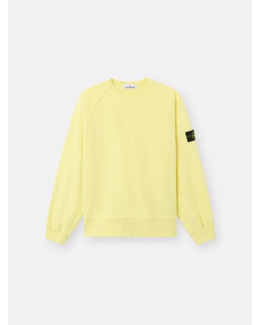 Stone Island Yellow 6100041 Organic Cotton Fleece for men