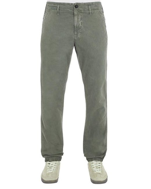 Stone Island Gray Trousers Cotton for men