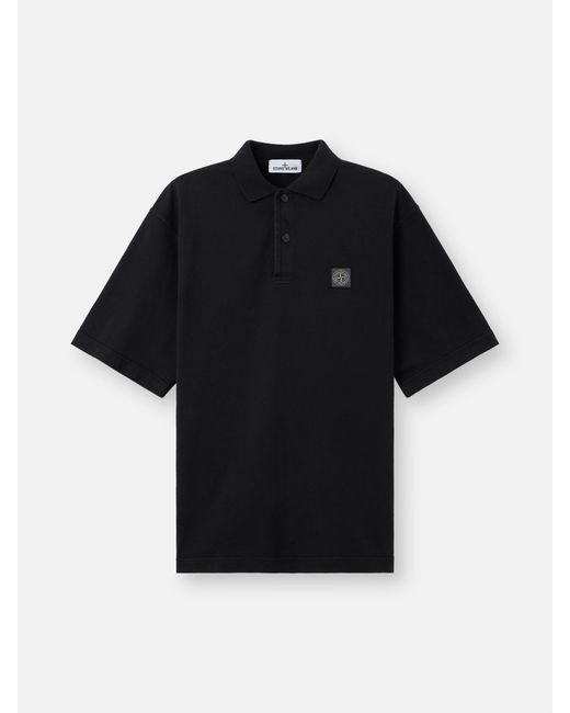 Stone Island Black 6100004 Organic Heavy Cotton Jersey for men