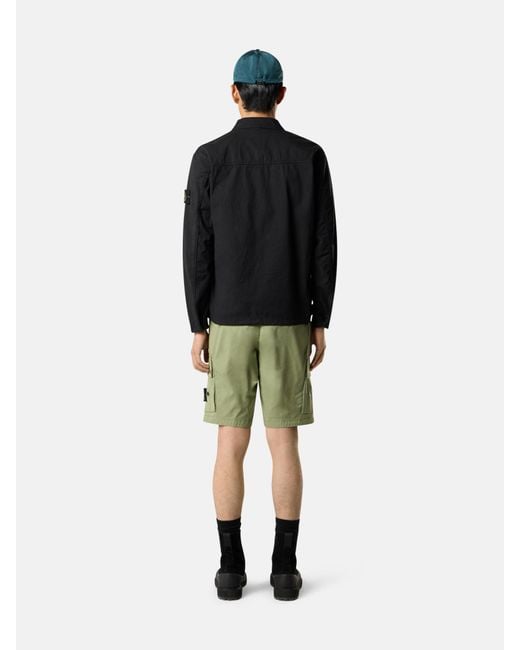 Stone Island Green L100011 Supima Cotton Twill Stretch-Tc for men