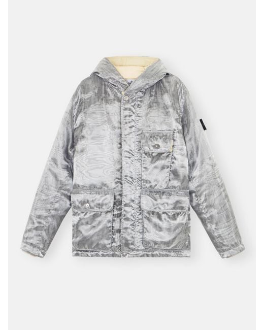 Stone Island 45799 Metal Mesh Pvd Nanotechnology in Grey for Men  