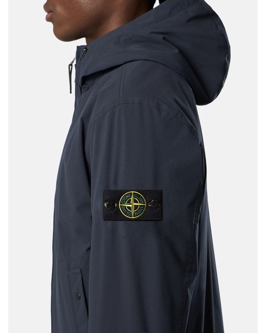 4100108 Soft Shell-R E. Dye Technology Stone Island de hombre de color Blue
