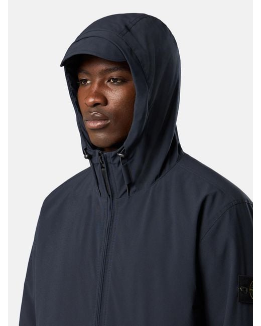 4100108 Soft Shell-R E. Dye Technology Stone Island de hombre de color Blue
