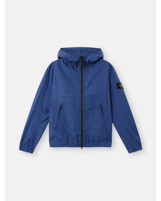 Stone Island Blue 4100079 Supima Cotton Canvas Non-Aqueous Dyeing Technology for men