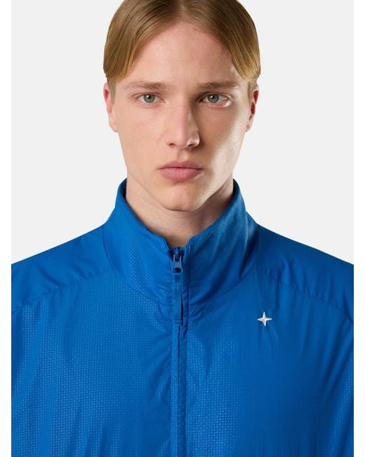 4100051 Light Stretch Nylon S. I. Stellina Stone Island de hombre de color Blue