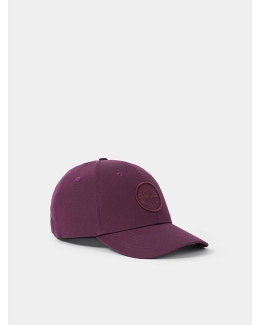 Stone Island Purple 9100013 Cotton Reps for men