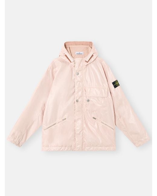 Stone Island Pink 4100062 Mussola Gommata-Tc for men