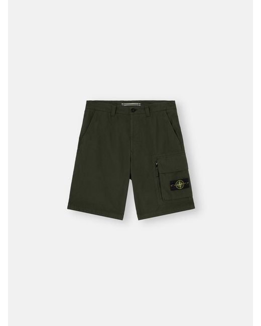 Stone Island Green L100003 Canvas Weave Cotton, Organic Cotton for men