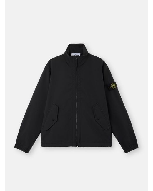 Stone Island Black 4100022 Light Soft Shell-R E. Dye Technology for men