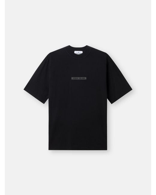 Stone Island Black 2100006 Organic Cotton Jersey for men
