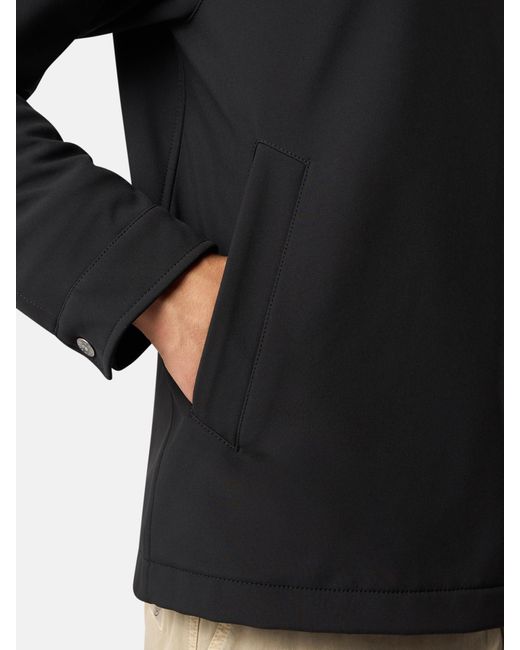 Q100003 Soft Shell-R E. Dye Technology, Recycled Polyester Stone Island de hombre de color Black