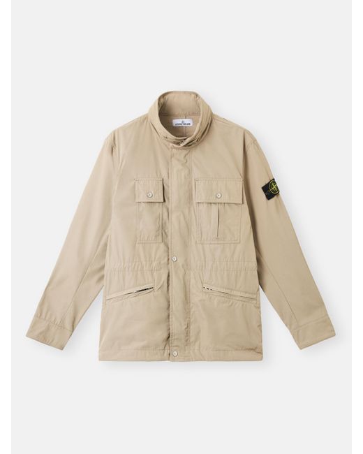 4100007 Micro Twill di Stone Island in Natural da Uomo