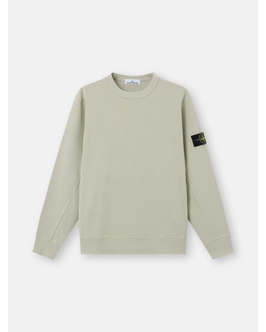 Stone Island White 6100017 Organic Cotton Interlock for men