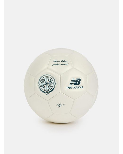 Stone Island White New Balance Summer '026 Capsule Pro Football for men