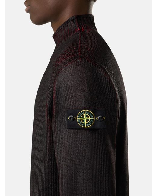 Stone Island Black 5100066 Polyester With Sublimatic Print for men