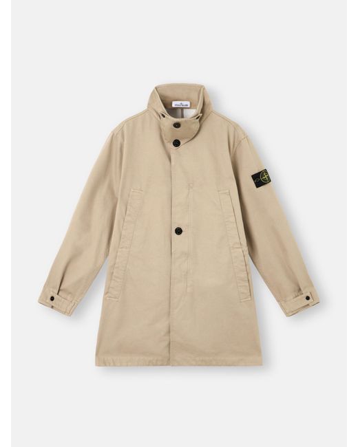 Stone Island Natural 7100002 Raso Gommato 3L, Organic Cotton for men