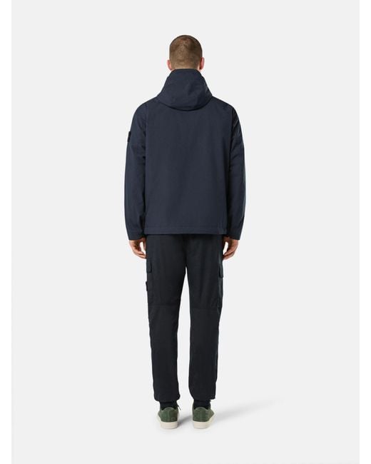 Stone Island Blue 40627 Soft Shell-R E. Dye Technology for men