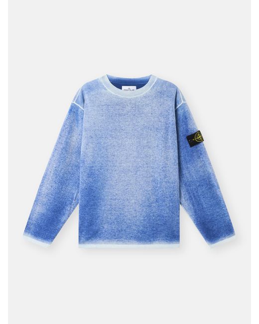 Stone Island 5100030 Raw Hand Light Organic Cotton in Blue für Herren