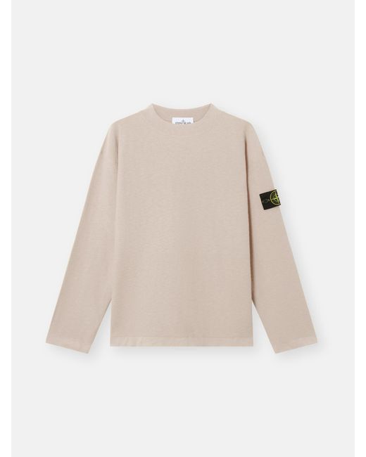 Stone Island Natural 5100044 Plush Stitch Organic Cotton Nylon for men