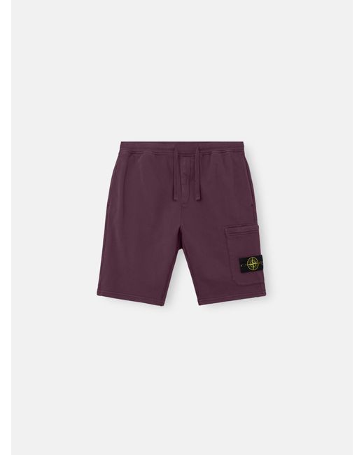 Stone Island Purple 6200011 Organic Cotton Fleece for men