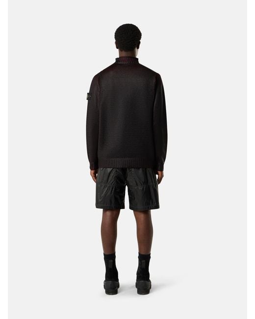 Stone Island Black 5100066 Polyester With Sublimatic Print for men