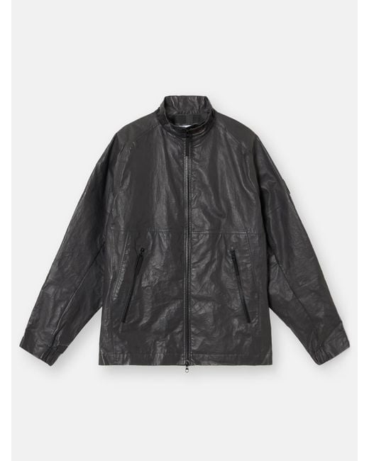 Stone Island Gray 0100001 Light Leather Organza for men