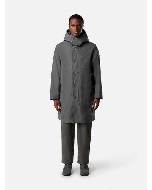 Stone Island Gray 7100019 Weatherproof Cotton Canvas Ghost for men