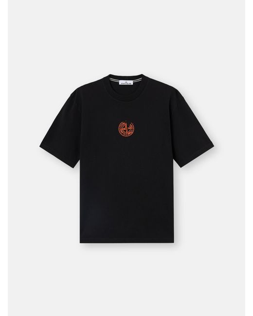 Stone Island Black 2100001 Organic Cotton Jersey for men