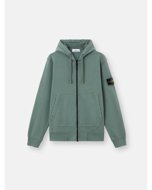 Stone Island Green 6100061 Organic Cotton Fleece for men
