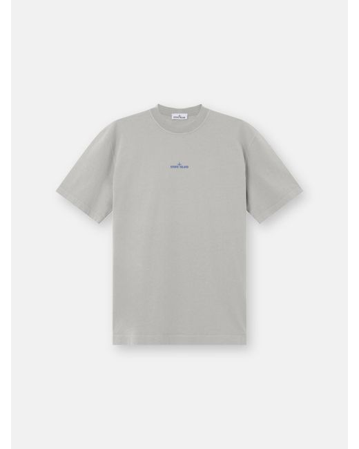 Stone Island Gray 2100002 Cotton Jersey Dave 2026 Tour for men