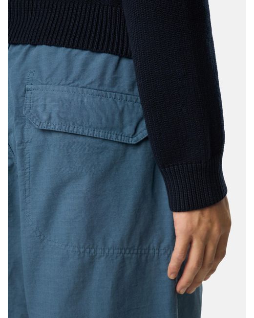 3100011 Organic Cotton Ripstop Stone Island de hombre de color Blue