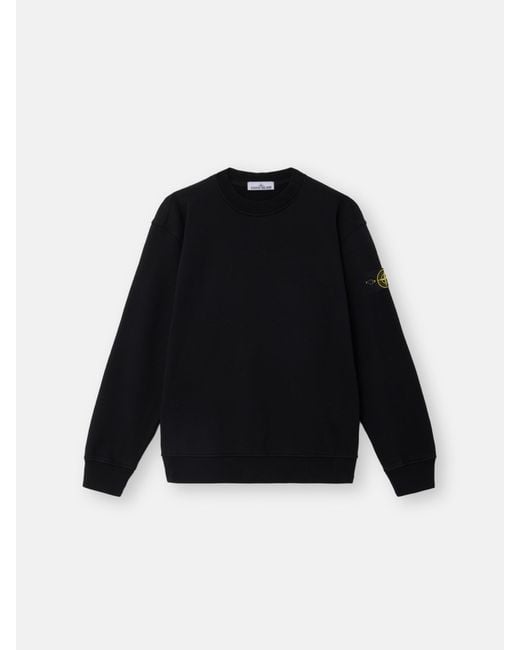 Stone Island Black 6100060 Organic Cotton Fleece for men
