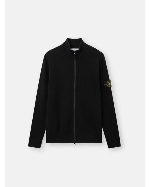 Stone Island Black 5100126 Ribbed Soft Organic Cotton for men