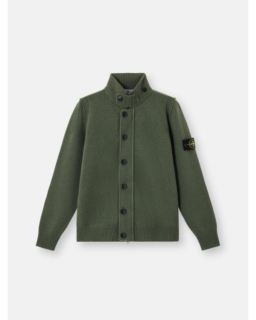 Stone Island Green 5100047 Lambswool for men