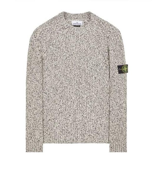 Stone Island Gray Sweater Cotton for men