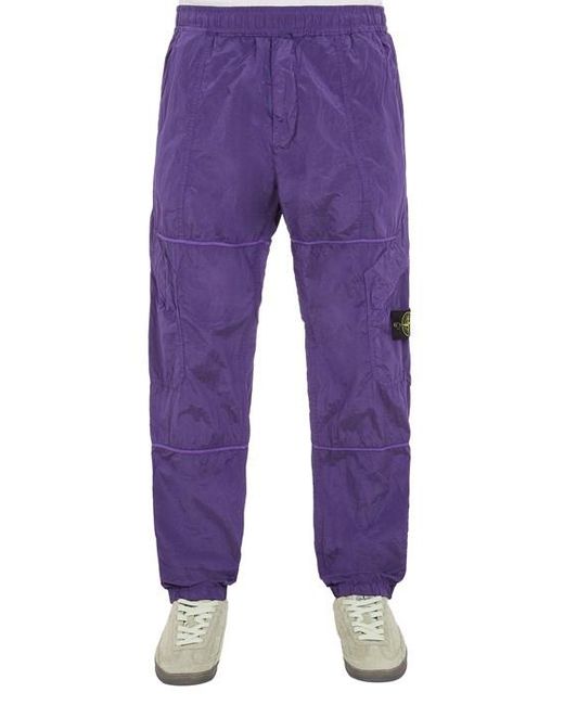 Stone Island Purple Trousers Polyamide for men