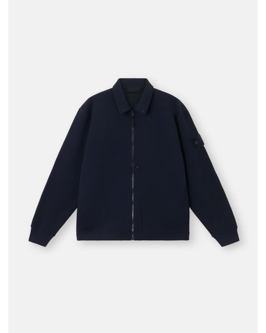 Stone Island Blue 6100050 Cotton Wool Fleece Ghost for men