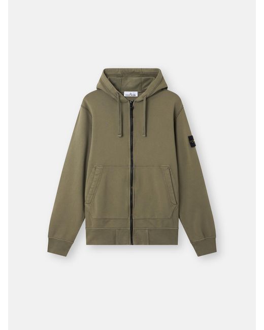 Stone Island Green 6100061 Organic Cotton Fleece for men