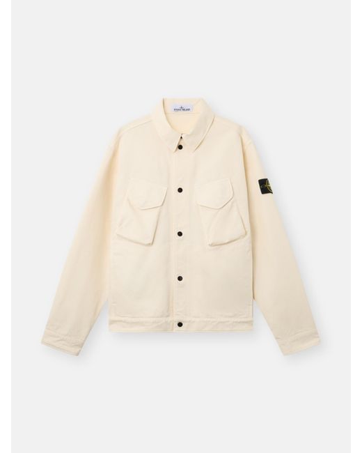 Stone Island Natural Q100003 Dense Cotton Twill-Tc for men