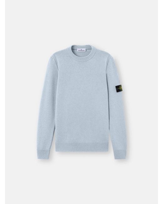 Stone Island Blue 5100072 Lambswool for men