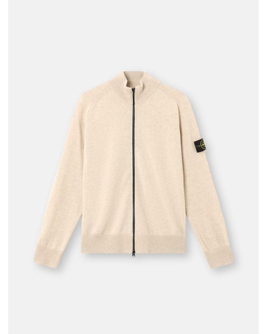 Stone Island 5100044 Light Rws Geelong Wool in Natural für Herren