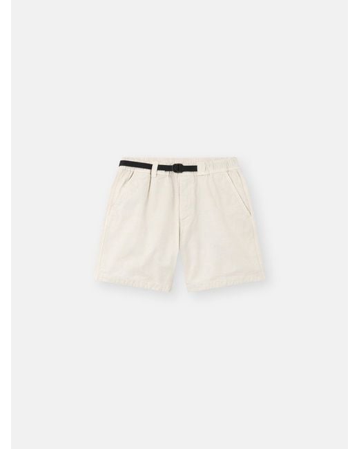 Stone Island White L100010 Slub Cotton Batavia-Tc S. I. Marina for men