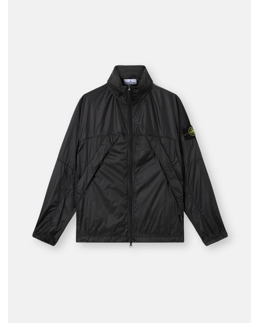 Stone Island Black Q100007 Ripstop Light Ht Nylon for men